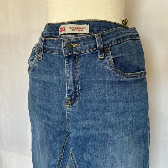 Levi's 511 Slim Performance Boys 18 Regular Straight Leg Jeans - Picture 3 of 7